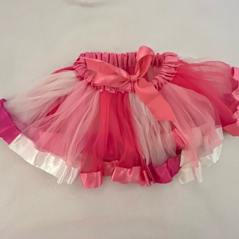 Layered Ballet Tulle Pink Tutu Skirt